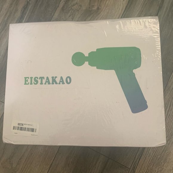 NWT EISTAKAO MASSAGE GUN DEEP TISSUE PERCUSSION MUSCLE MASSAGER 4 Massage Heads - Picture 2 of 10
